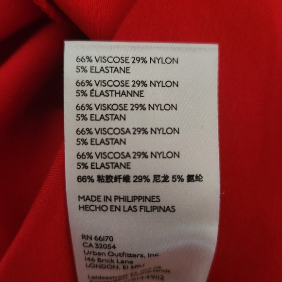 NWT Anthropologie | Maeve Neck Tie Shift Mini Holiday Dress in Red - Size S - Picture 12 of 12